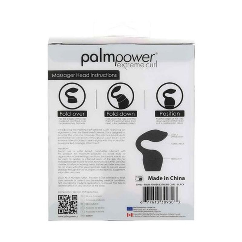 Extreme Pleasure Cap Black for PalmPower Extreme Massage