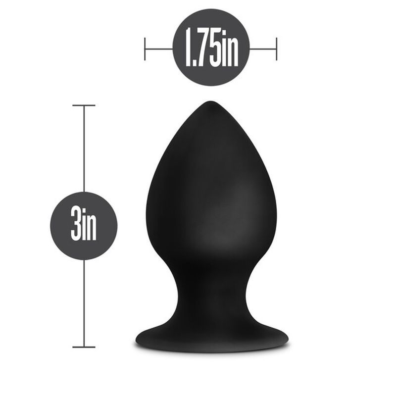 Anal Adventures Platinum Silicone Anal Stout 3 Inch Plug