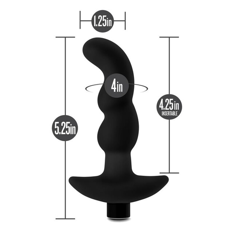 Anal Adventures Platinum Silicone Prostate Massager