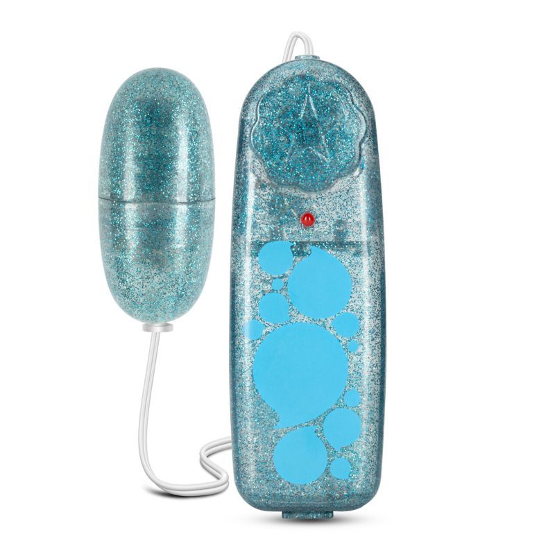 B Yours Glitter Power Bullet Blue 5.5 cm