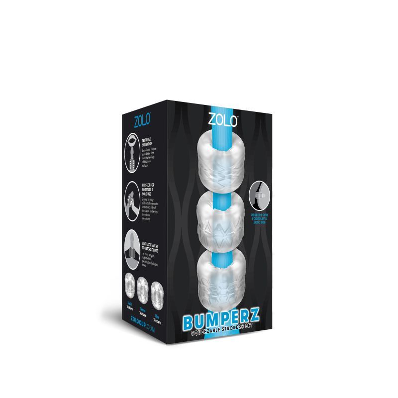 Zolo Bumperz 3 Piece Set – Textured Strokers