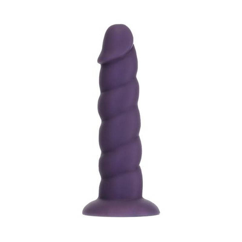 Unicorn Dildo 7 Inch Purple Silicone