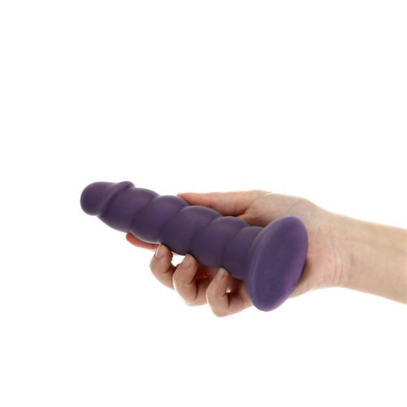 Unicorn Dildo 7 Inch Purple Silicone