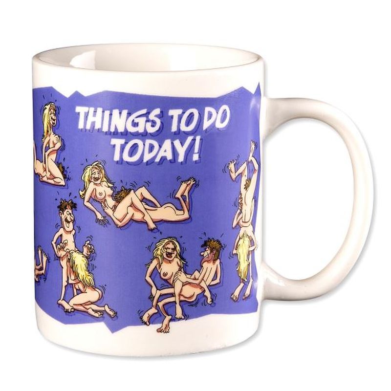 Things To Do Today - Novelty Coffee Mug 11 Oz Funny Gift