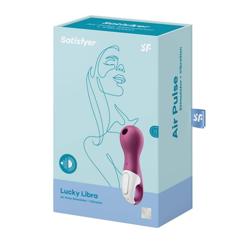 Satisfyer Libra Air Wave Vibrator - Berry