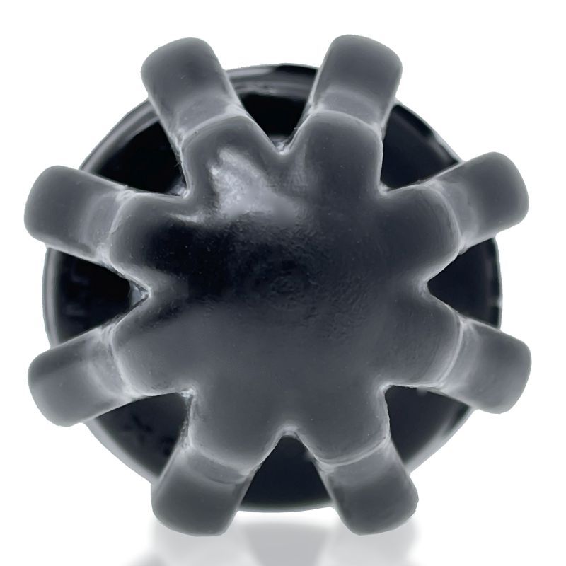 Airhole-1 Finned Buttplug Black - Unique Finned Design, 104 mm Height