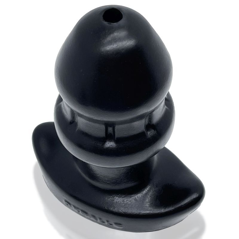 Drain O Flow Thru Buttplug in Black