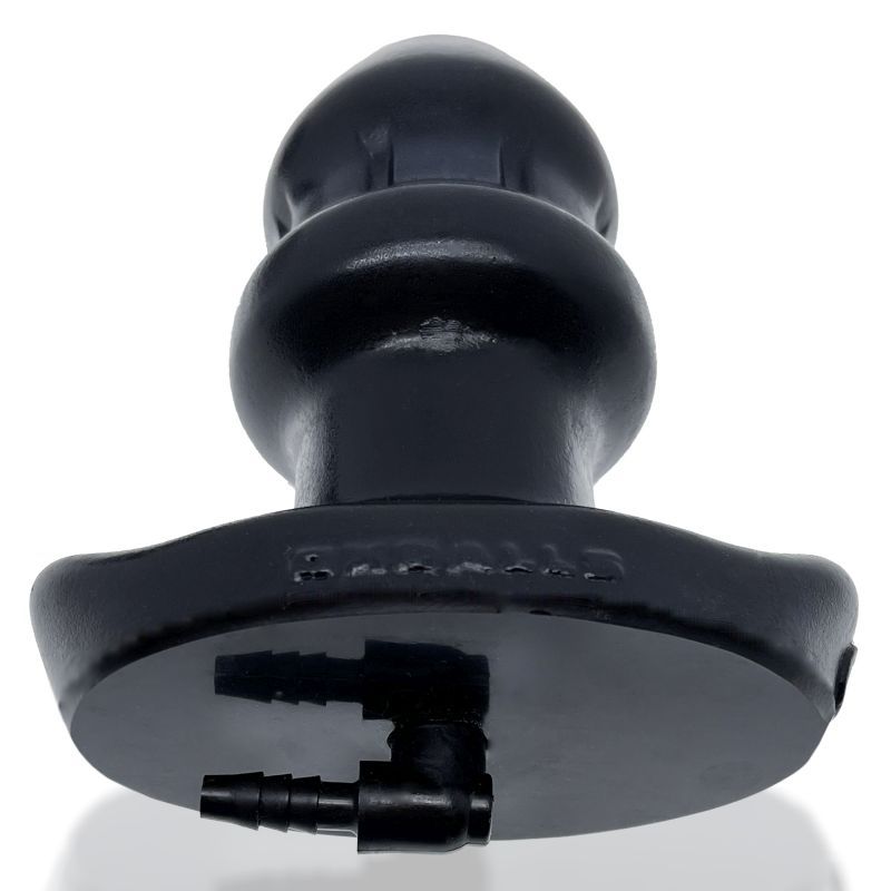 Drain O Flow Thru Buttplug in Black