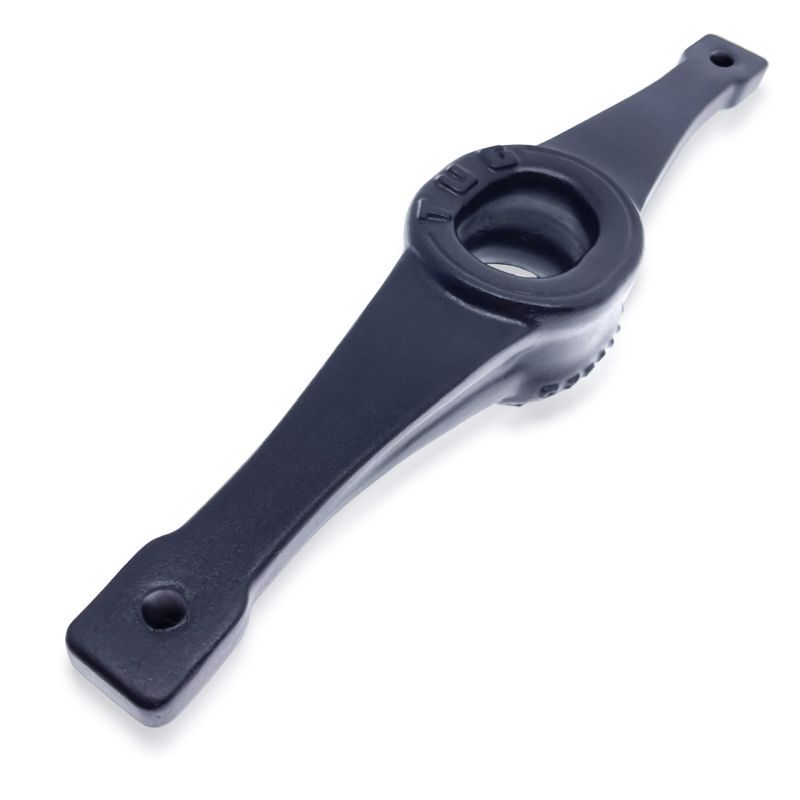 Tug Pull Down Ballstretcher Black Silicone