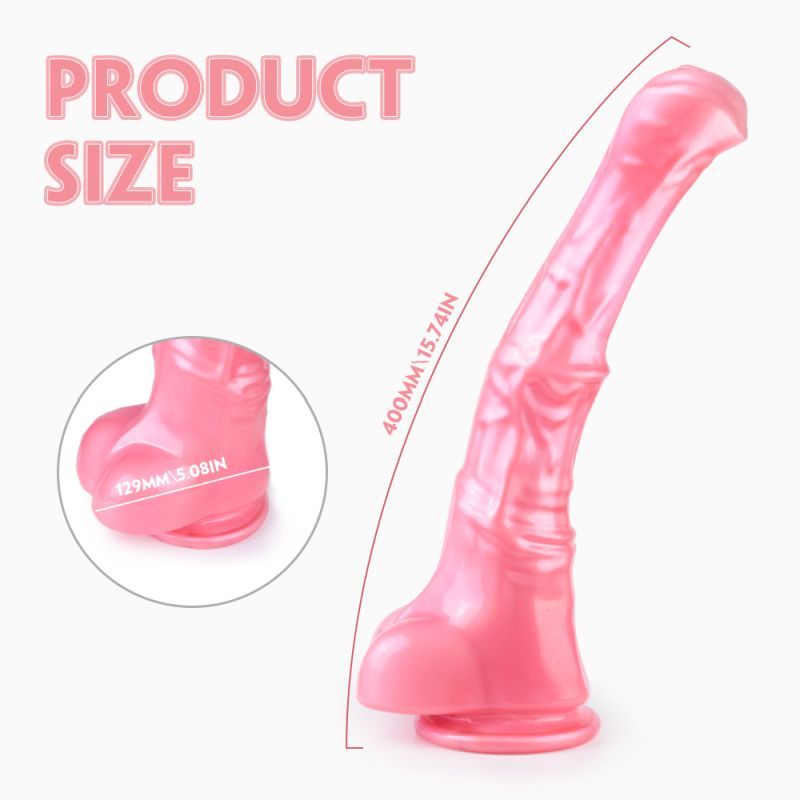 Duke Horse Dong XXL 40cm x 14cm – Realistic Texture Suction Cup Dildo