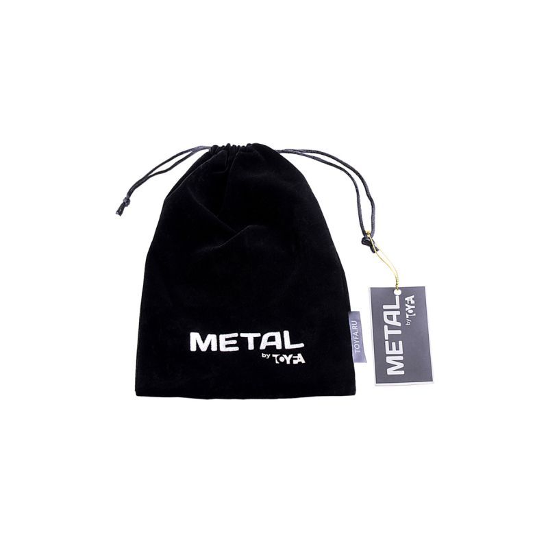Silver Metal Anal Plug Small (Black Faux Fur) – Small Butt Plug
