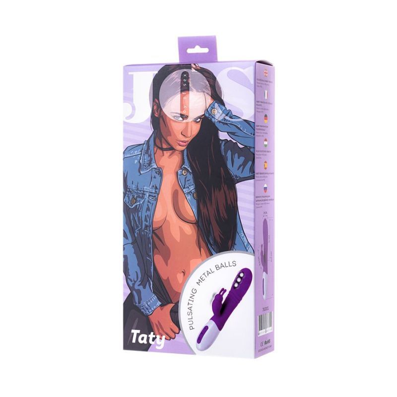 JOS Taty Pulsating Rabbit Vibrator 11cm x 3.9cm Silicone