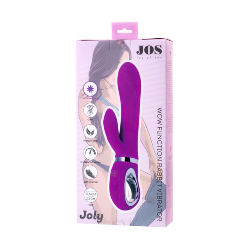 JOS Joly Fuchsia Clit Stimulating Vibrator with 10 Functions