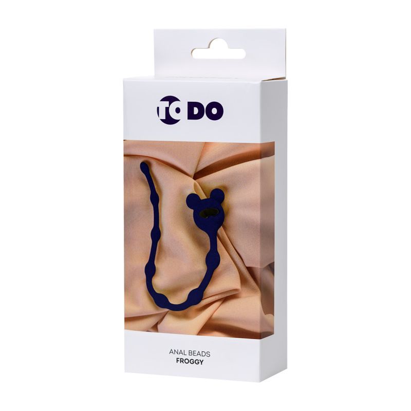 Todo Froggy Anal Chain Navy Blue 27cm