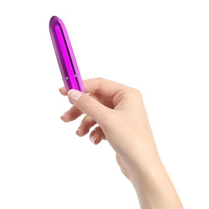 Pretty Point 4in Power Bullet Purple Vibrator for Pleasure