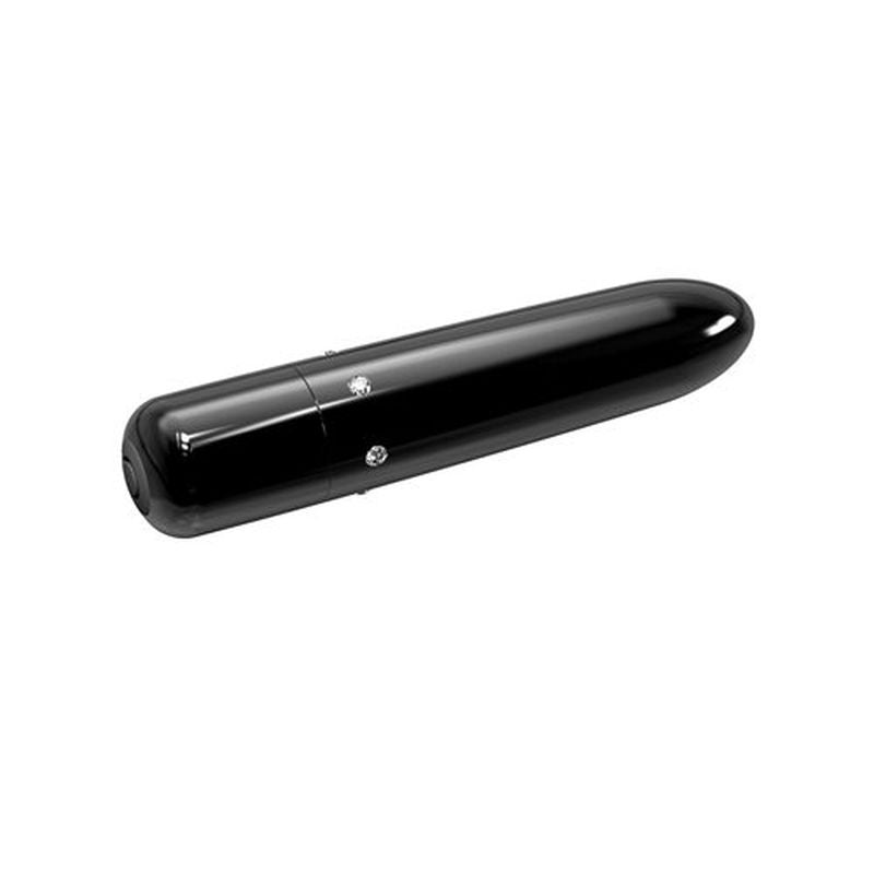 Pretty Point 4in Power Bullet Black Vibrator with 10 Functions