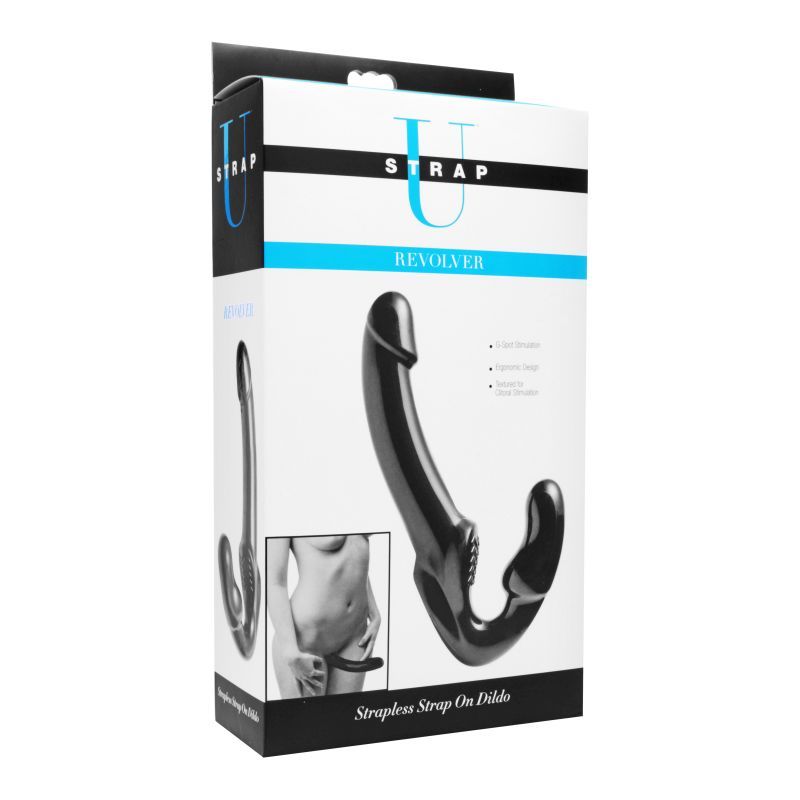 Xr Revolver Strapless Strap On G Spot Dildo Silicone