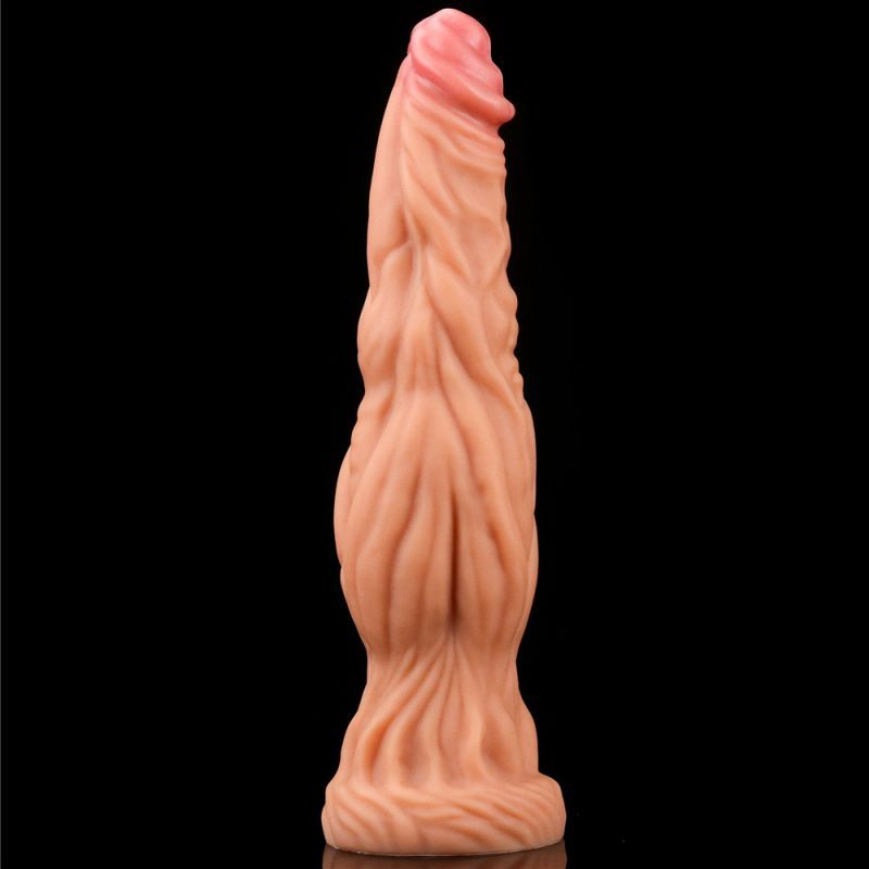Nature Cock 9.5 Inch Dual Layer Alien Silicone Dildo
