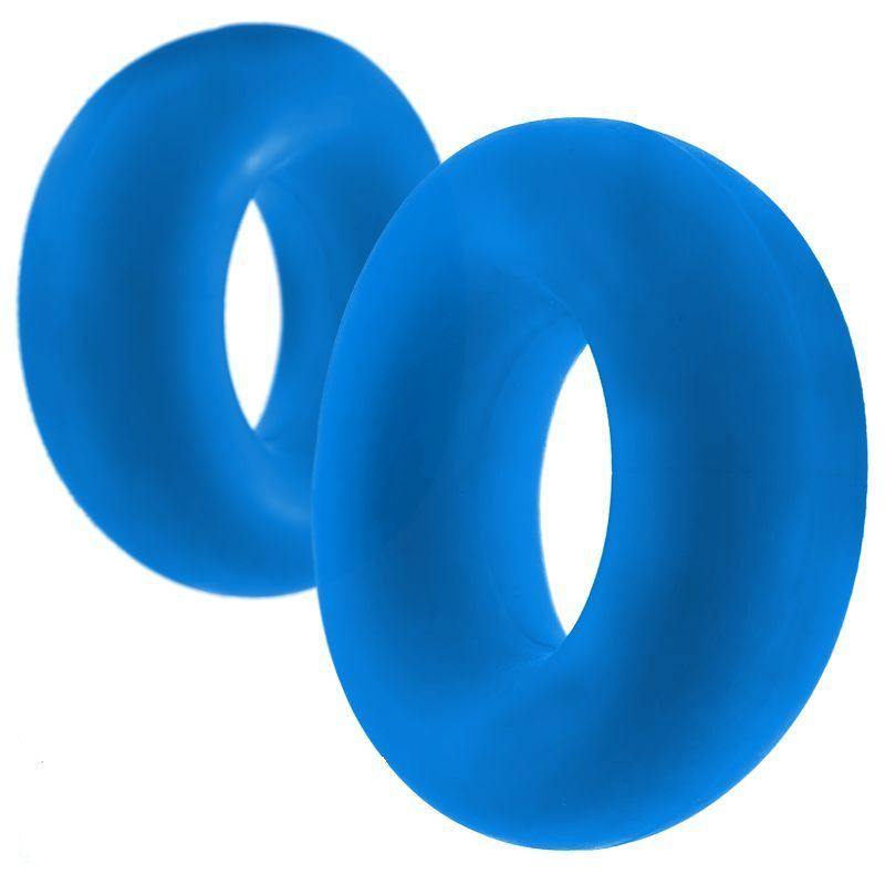 Stiffy 2 Piece Bulge Cockrings by HunkyJunk in Teal Ice