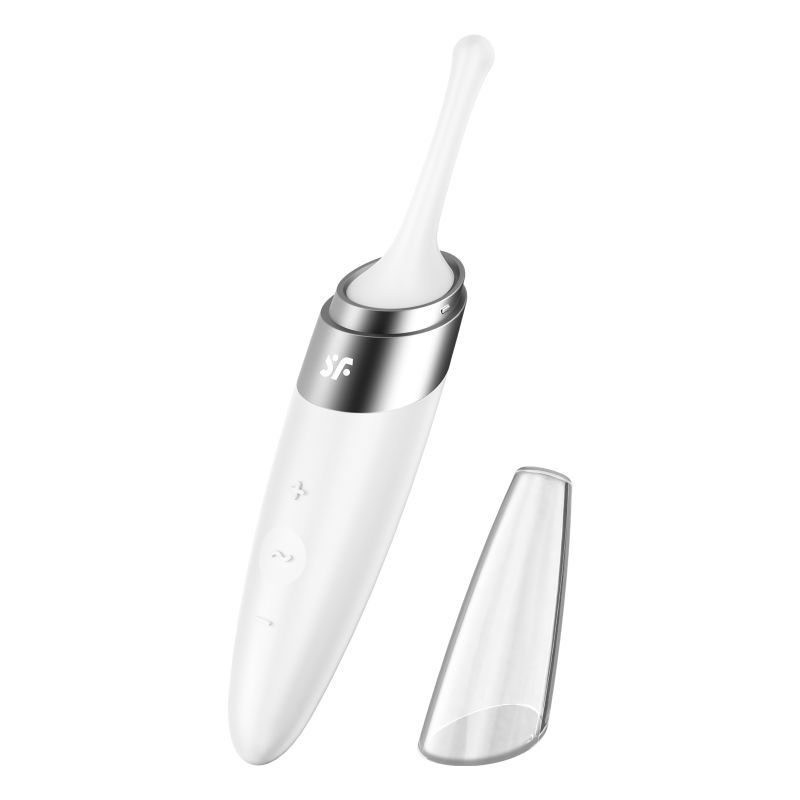 Satisfyer Twirling Delight Tip Stimulator in White