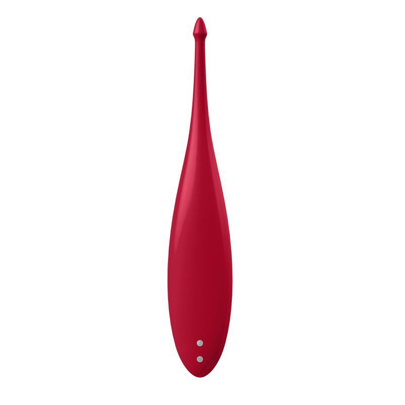 Satisfyer Twirling Fun Tip Stimulator in Poppy Red