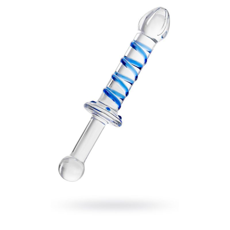 Sexus Glass Dildo Probe with Handle 23cm