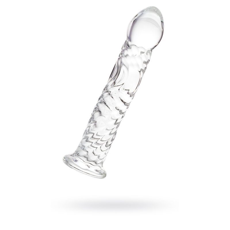 Sexus Glass Dildo Clear 16 Centimeters Body Safe