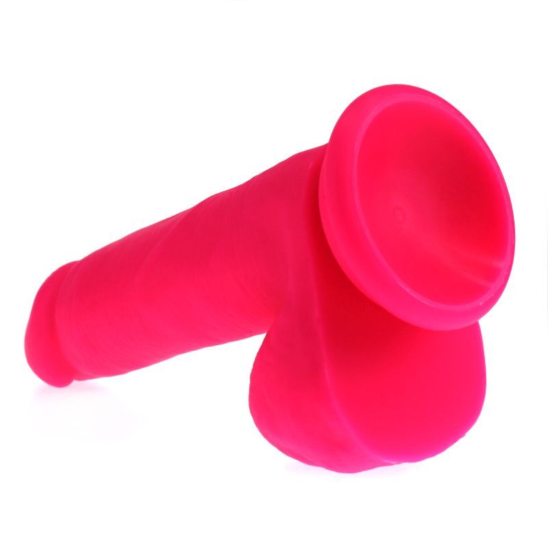Thick Realistic 16cm Cock with Balls - Pink