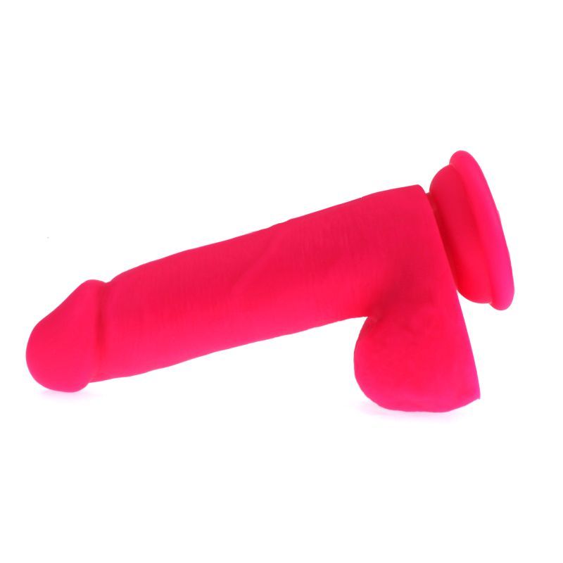Thick Realistic 16cm Cock with Balls - Pink