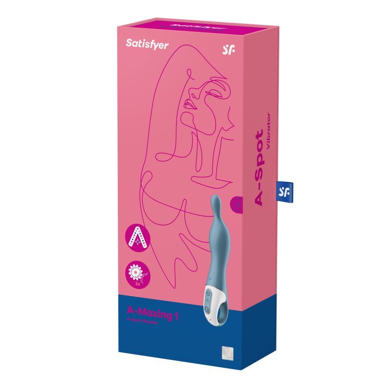 A-mazing 1 Vibrator Blue for Precise A-Spot Stimulation