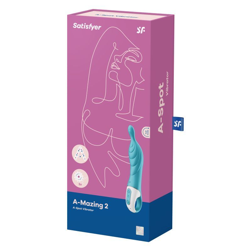 A-Mazing 2 Vibrator Turquoise for A-Spot Stimulation