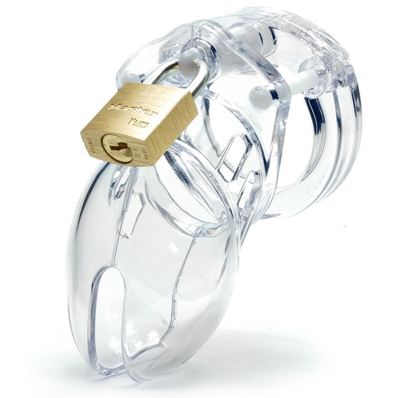 Cockcage CB-6000S Clear 3.25 Inch Medical-Grade Chastity Cage