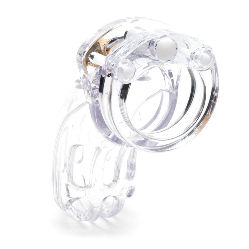 Cockcage The Curve Clear Chastity Device 9.5cm x 3.8cm