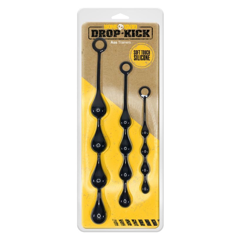 Drop Kick Silicone Beginner Ass Training Kit Three Piece Set