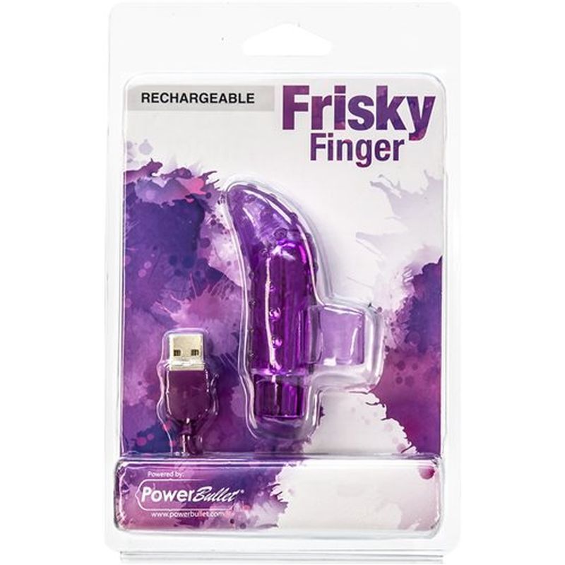 Frisky Finger Purple Vibrator for Pleasure