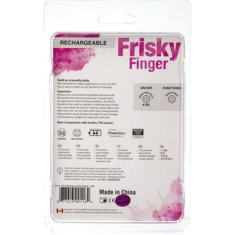 Frisky Finger Pink Vibrator