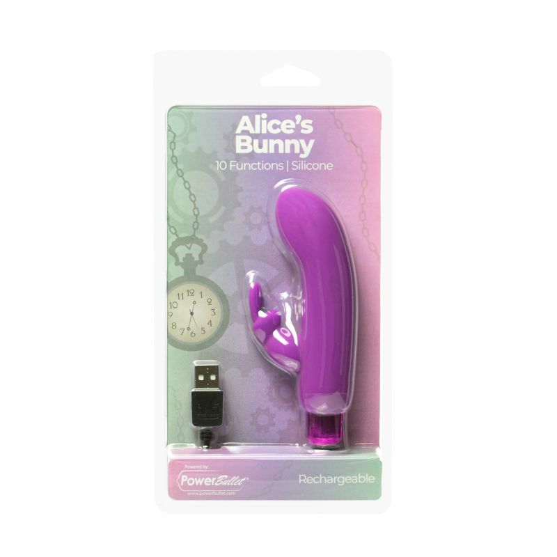 Alices Bunny Bullet w Rabbit Sleeve Purple 4 Inches