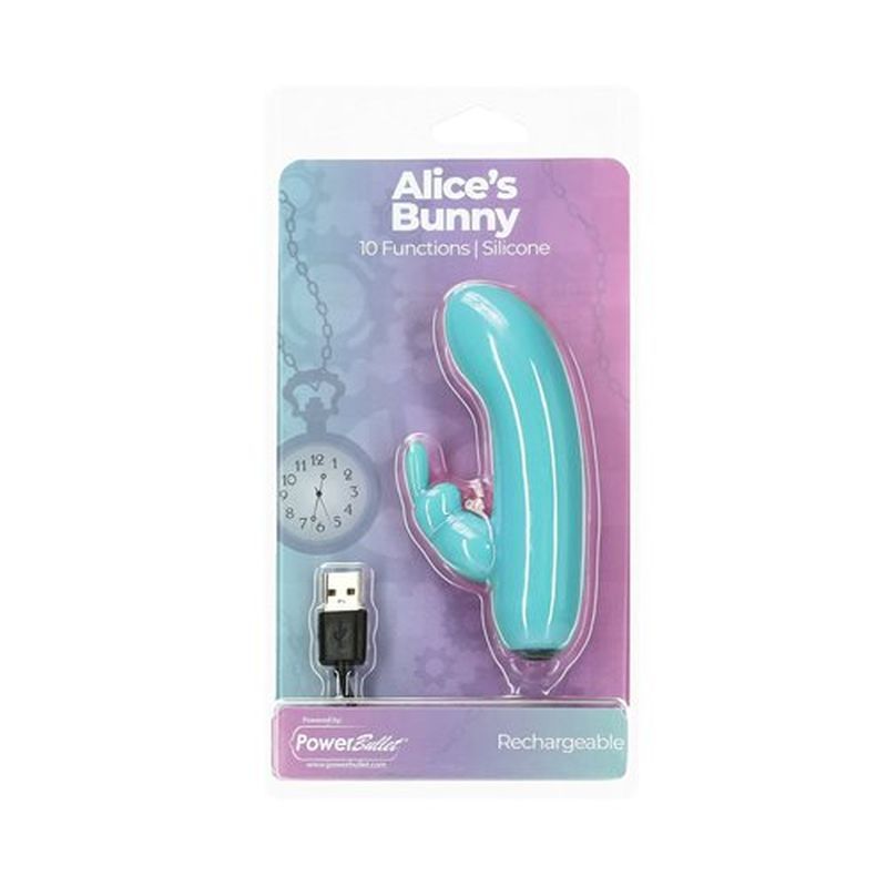 Alice's Bunny Bullet With Rabbit Sleeve Teal