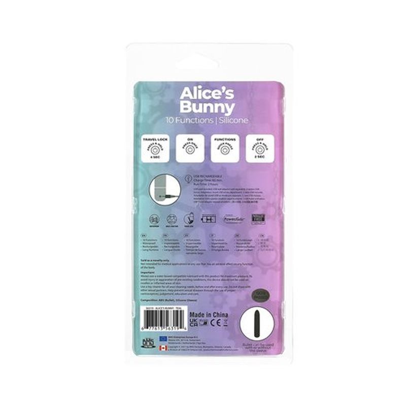 Alice's Bunny Bullet With Rabbit Sleeve Teal