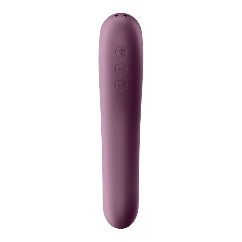 Satisfyer Dual Kiss (Wine Red) – Dual Stimulation Pleasure Device
