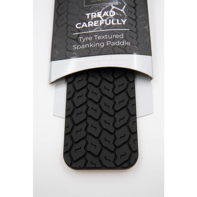 Tyre Paddle Large Black - Double-Sided Vegan Spanking Tool