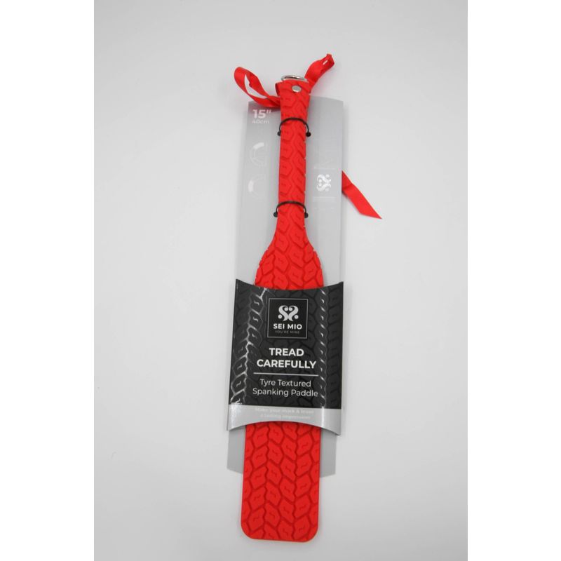 Tyre Paddle Large Red - Double-Sided Vegan Spanking Tool