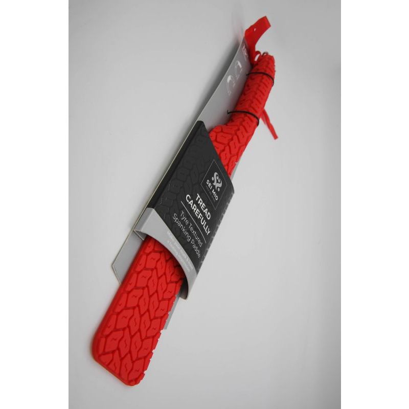 Tyre Paddle Large Red - Double-Sided Vegan Spanking Tool