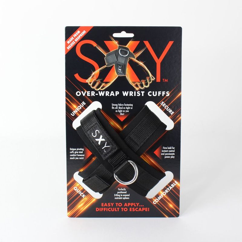 Sxy Cuffs Deluxe Neoprene Cross Wrist Restraints Pair