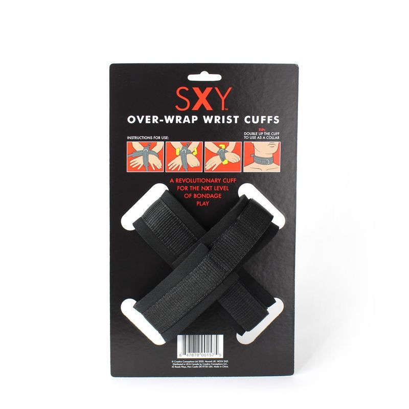 Sxy Cuffs Deluxe Neoprene Cross Wrist Restraints Pair