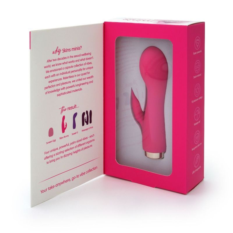 Skins Minis - The Bijou Bunny Mini Vibrator 4 Inches