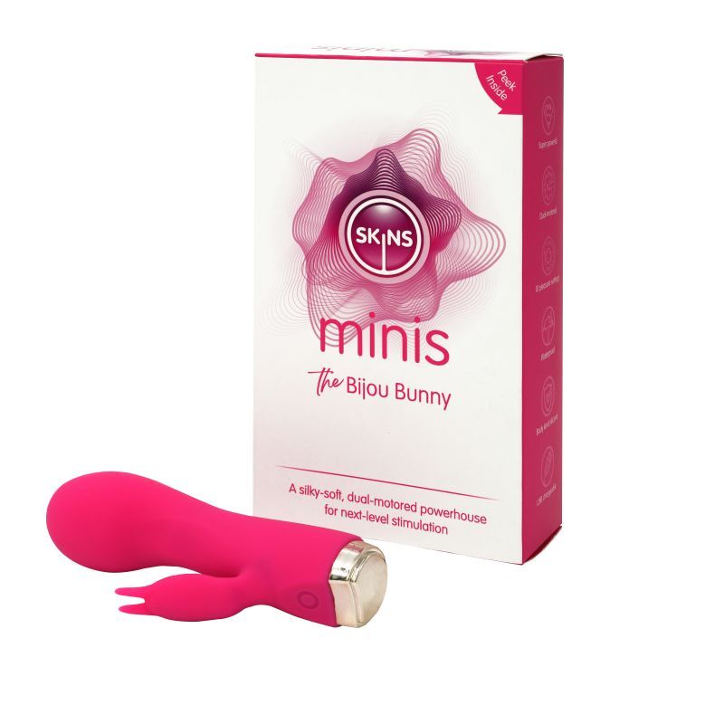 Skins Minis - The Bijou Bunny Mini Vibrator 4 Inches