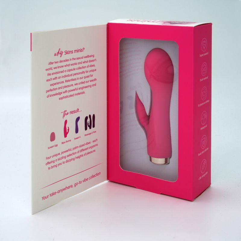 Skins Minis - The Bijou Bunny Mini Vibrator 4 Inches