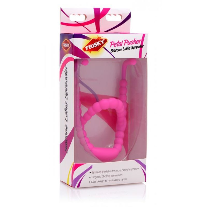 Petal Pusher Silicone Labia Spreader Pink