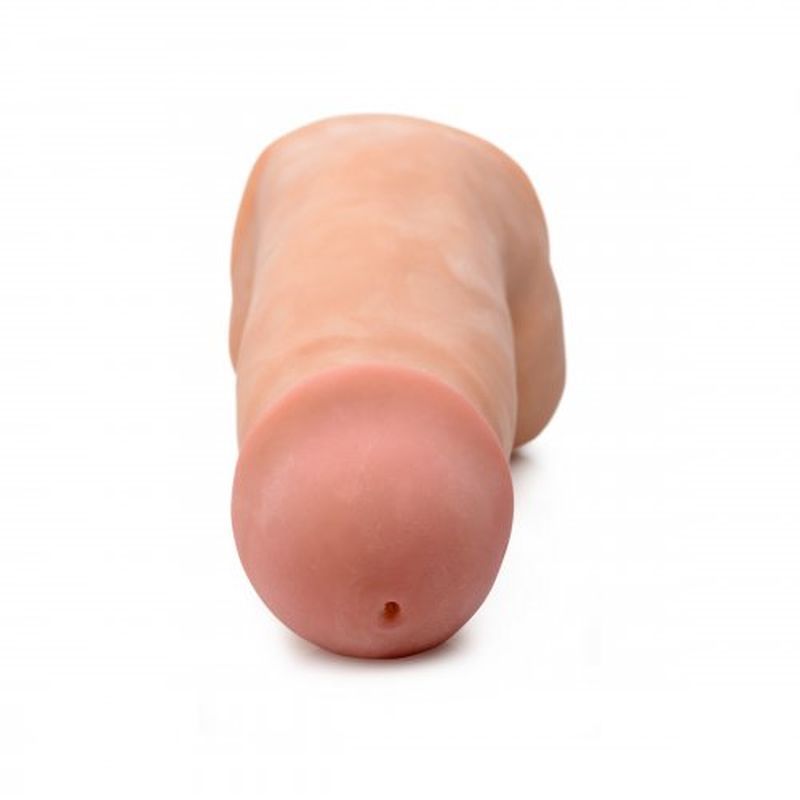 Loadz 7 Inch Dual Density Squirting Dildo with Balls Reservoir - Realistic Dildo